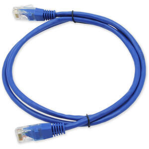 PC-200 C5E UTP/0,5M - modrá - propojovací (patch) kabel