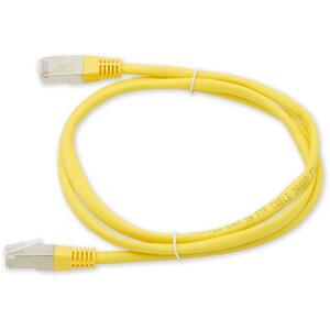 PC-401 C5E FTP/1M - žlutá - propojovací (patch) kabel