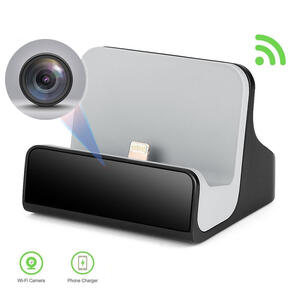 Kamera Dock iOS Wifi GF - skrytá kamera v dokovací stanici - 1