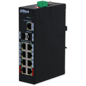 PFS3211-8GT-120-V2 - PoE switch, 8x PoE Gb, 2x SFP, 1x Gb, 120W, DIN