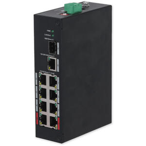 PFS3110-8ET-96-V2 - PoE switch 10/8, 8x PoE, 1xGb, 1xSFP, 96W, DIN