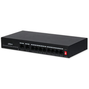 PFS3010-8ET-65 - PoE switch 10/8, 8x PoE/2x uplink, 3af, 3at, 65W