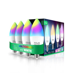 NOUS Smart Bulb P4 (4-pack) - Chytrá žárovka RGB E14  4,5W Tuya - 1