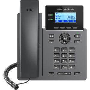 GRP2602P - Grandstream VoIP telefon, LCD, 4x SIP účty, PoE