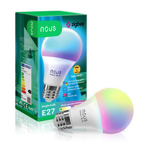 NOUS Smart Bulb P3Z - Chytrá žárovka RGB E27 9W Zigbee