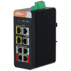 PFS4207-4GT-DP-V2 - průmyslový PoE switch, 4x Gb PoE, 1x Gb LAN, 2x Gb SFP, MNG, DIN, 120W