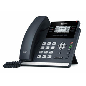 SIP-T42U - Yealink IP telefon, PoE, 2,7" 192x64 LCD, 15 prog.tl., GigE, 2x USB