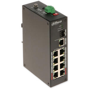 PFS3110-8ET-96-V2 - průmyslový PoE switch 10/8, 8x PoE, 1xGb, 1xSFP, 96W, DIN - 2