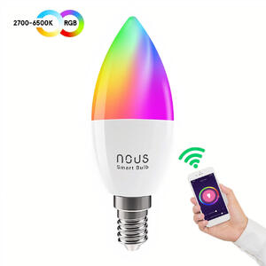 NOUS Smart Bulb P4 (2-pack) - Chytrá žárovka RGB E14  4,5W Tuya - 2