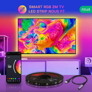 Smart RGB 2m TV Led Strip Nous F7 - Chytrý LED pásek RGB Tuya - 2