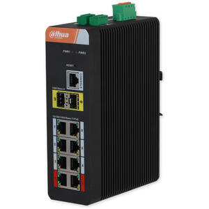 IS4210-8GT-120 - průmyslový PoE switch, 8x Gb PoE, 2x Gb SFP, MNG, DIN, 120W - 2