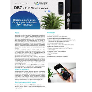 DB7 - bílá - video zvonek - 3