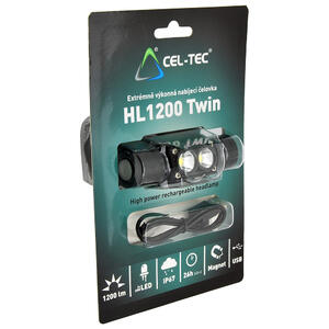 HL1200 Twin - nabíjecí čelovka - 6